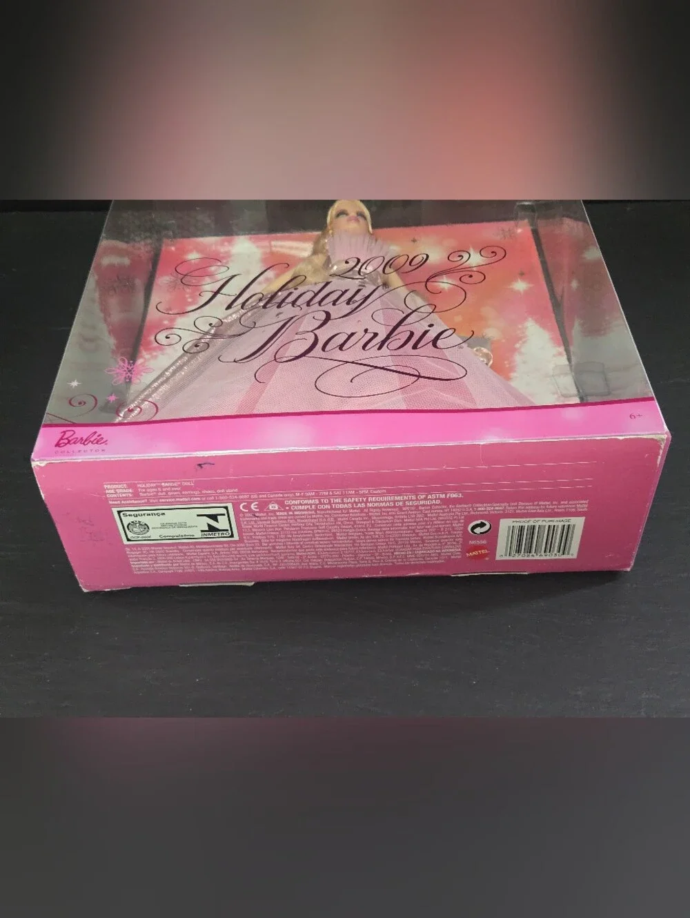 Barbie Pink Holiday Ball Gown Collectible Doll
